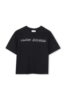 Marc Jacobs tricou de bumbac pentru copii culoarea negru, cu imprimeu, W60644 imagine