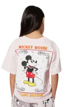 Marc Jacobs tricou de bumbac pentru copii culoarea roz, W60691 imagine