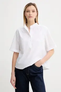 Marc O'Polo bluza din bumbac culoarea alb, uni, 5000006442 imagine