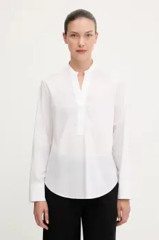 Marc O'Polo bluza din bumbac culoarea alb, uni, 508092142169 imagine