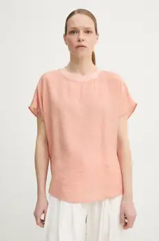 Marc O'Polo bluza femei, culoarea portocaliu, neted, 503111841007 imagine