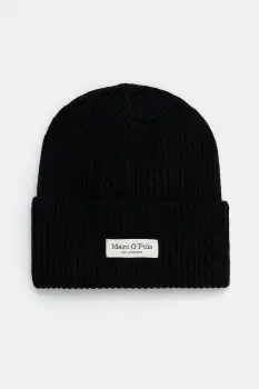 Marc O'Polo caciula din bumbac culoarea rosu, bumbac, din tesatura unia, M09605901141 imagine