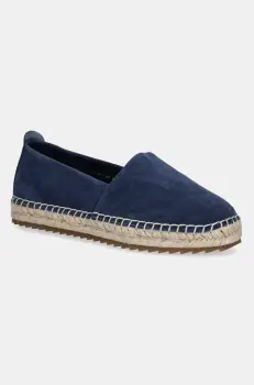 Marc O'Polo espadrile din nubuc GEM 6B culoarea bleumarin, 50315613801305 imagine