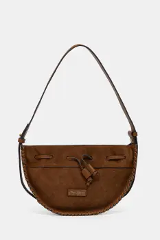 Marc O'Polo geanta crossbody de femei din piele intoarsa imagine