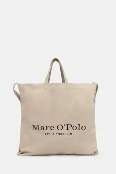 Marc O'Polo geanta de bumbac culoarea bej, B0118680301800 imagine