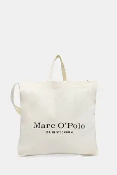 Marc O'Polo geanta de bumbac culoarea bej, B0118680301800 imagine
