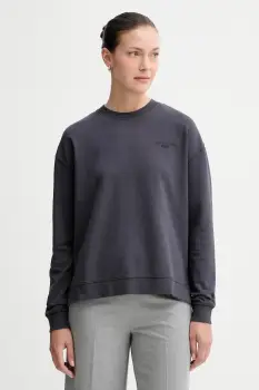 Marc O'Polo hanorac de bumbac culoarea albastru marin, neted, 5000007724 imagine