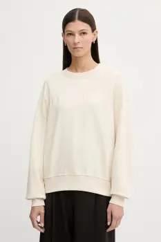 Marc O'Polo hanorac de bumbac culoarea bej, uni, 600407354175 imagine