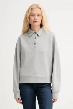 Marc O'Polo hanorac de bumbac culoarea gri, melanj, 5000007097 imagine