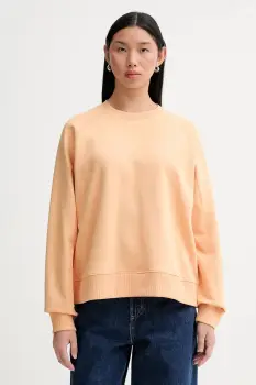 Marc O'Polo hanorac de bumbac culoarea portocaliu, uni, 5000007895 imagine