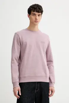 Marc O'Polo hanorac de bumbac culoarea roz, uni, 620401554008 imagine