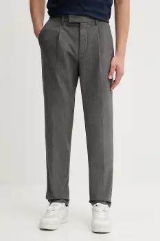 Marc O'Polo pantaloni culoarea gri, drept, 529020410090 imagine