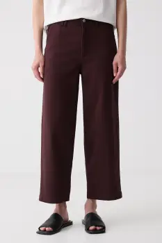 Marc O'Polo pantaloni pentru femei cu bumbac imagine