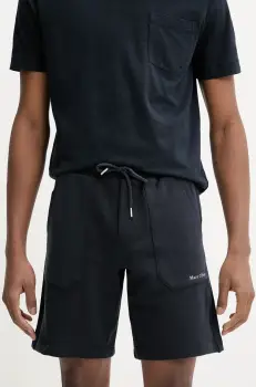 Marc O'Polo pantaloni scurti din bumbac barbati, culoarea albastru marin, 523402417010 imagine