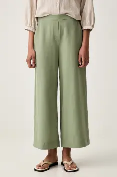 Marc O'Polo pantaloni wide leg pentru femei cu in imagine