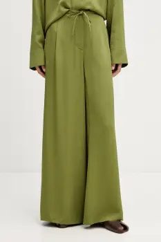 Marc O'Polo pantaloni wide leg pentru femei din vascoza imagine