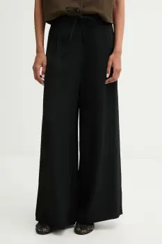 Marc O'Polo pantaloni wide leg pentru femei din vascoza imagine
