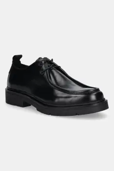 Marc O'Polo pantofi de piele Lorenzo culoarea negru, 50828463402135 imagine
