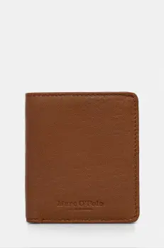 Marc O'Polo portofel de piele barbati, culoarea maro, B0129545602114 imagine