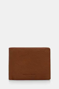 Marc O'Polo portofel de piele barbati, culoarea maro, B0129545801114 imagine