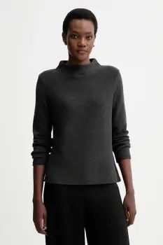 Marc O'Polo pulover de bumbac culoarea gri, cu turtleneck, 511605960419 imagine