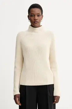 Marc O'Polo pulover de bumbac culoarea negru, cu turtleneck, M09605960009 imagine