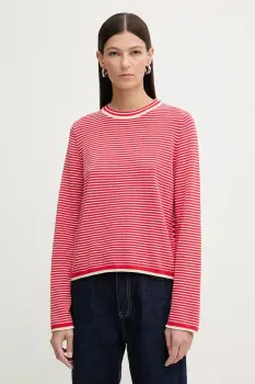 Marc O'Polo pulover de bumbac culoarea rosu, light, 600602360007 imagine