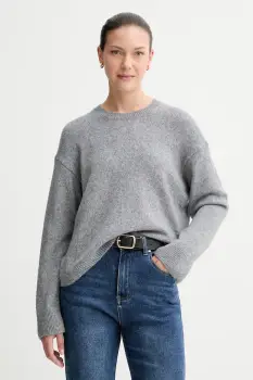 Marc O'Polo pulover de lana culoarea gri, light, 508612160463 imagine