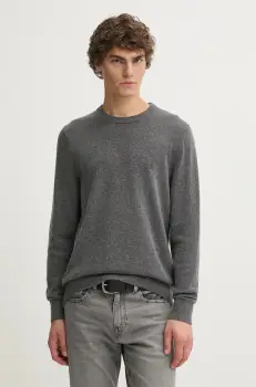 Marc O'Polo pulover din amestec de lana barbati, culoarea gri, light imagine