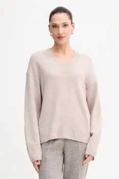 Marc O'Polo pulover din amestec de lana culoarea bej, 510609060235 imagine