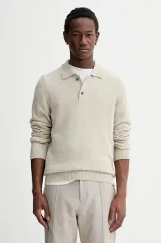 Marc O'Polo pulover din amestec de lana culoarea bej, light, 530506660390 imagine