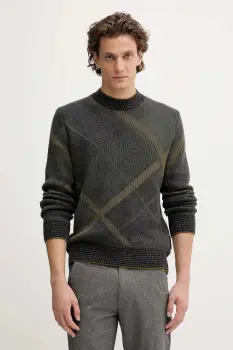 Marc O'Polo pulover din amestec de lana culoarea gri, calduros, 529509860122 imagine