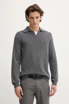 Marc O'Polo pulover din amestec de lana culoarea gri, light, 529514460150 imagine