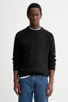 Marc O'Polo pulover din amestec de lana culoarea negru, light, 531516060208 imagine