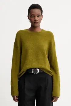 Marc O'Polo pulover din amestec de lana culoarea verde, light, 509607460179 imagine