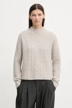 Marc O'Polo pulover din amestec de lana de alpaca culoarea bej, light, 510609460223 imagine