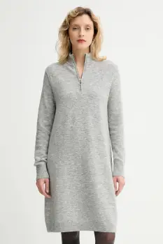 Marc O'Polo rochie cu lana culoarea gri, mini, drept, 5000006932 imagine