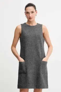 Marc O'Polo rochie cu lana culoarea gri, mini, drept, 510607721393 imagine