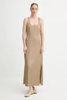 Marc O'Polo rochie culoarea bej, maxi, drept, 503085421055 imagine