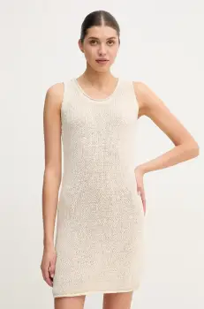 Marc O'Polo rochie culoarea bej, mini, mulata, 503513667029 imagine