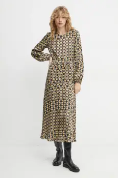 Marc O'Polo rochie culoarea gri, maxi, evazati, 500082521037 imagine