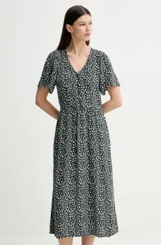 Marc O'Polo rochie culoarea gri, midi, evazati, 5000006161 imagine