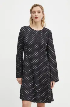 Marc O'Polo rochie culoarea negru, mini, drept, 500120821315 imagine