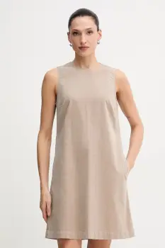 Marc O'Polo rochie de catifea culoarea bej, mini, evazati, 511096821331 imagine