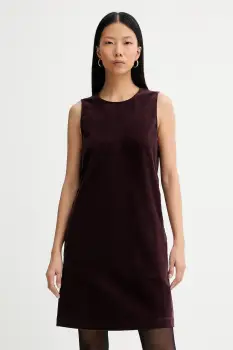 Marc O'Polo rochie de catifea culoarea rosu, mini, evazati, 511096821331 imagine