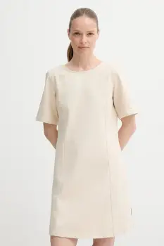 Marc O'Polo rochie jeans culoarea bej, mini, drept, 5000006784 imagine