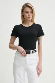 Marc O'Polo tricou 2-pack femei, culoarea negru, 5000006252 imagine