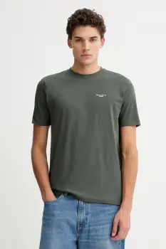 Marc O'Polo tricou din bumbac 2-pack culoarea verde, melanj, 5000009271 imagine