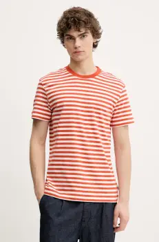 Marc O'Polo tricou din bumbac barbati, culoarea portocaliu, modelator, 522216051326 imagine