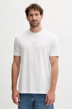 Marc O'Polo tricou din bumbac culoarea alb, cu imprimeu, 5000006275 imagine